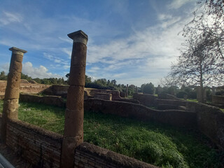 Naklejka premium Ostia antica archeological park in Ostia