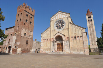 Fototapeta premium San Zeno basilica in Verona