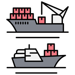Obraz premium Shipping icon