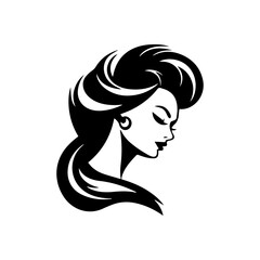 woman with long hair