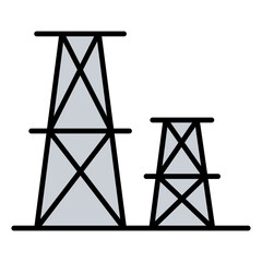 Electric pole icon
