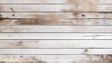 Fototapeta na wymiar White wooden board timber background. Generative ai design concept.
