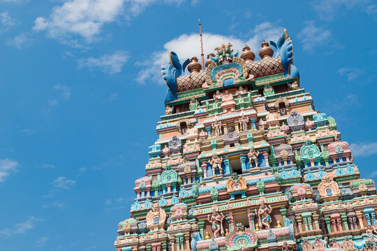 Sri Ranganatha Swamy Temple,Ranga Ranga Gopuram Tower Srirangam, a hindu temple in trichy, Tamil Nadu, India
