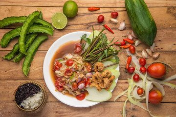papaya salad luang prabang style