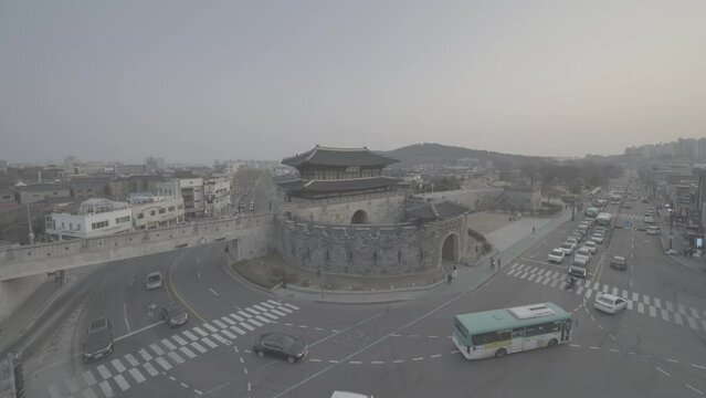 Janganmun Gate Day timelapse FHD Korea Suwon S-LOG3
