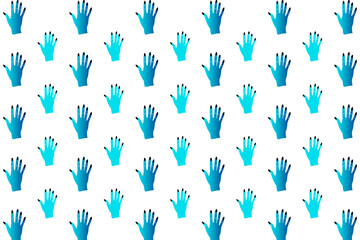 Abstract Grooming Nail Pattern Background