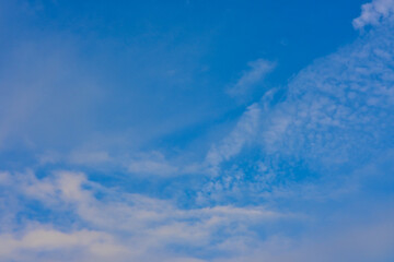 blue sky with clouds