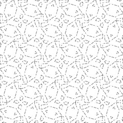White background with black Dashes lines. Plain background with  simpe pattern. Black and white color. Abstract background for web page, textures, card, poster, fabric, textile.