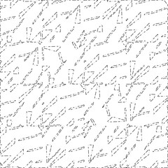 White background with black Dashes lines. Plain background with  simpe pattern. Black and white color. Abstract background for web page, textures, card, poster, fabric, textile.