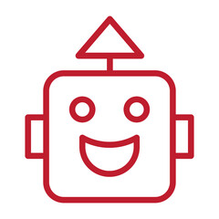 smile robot emoticon