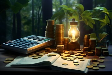 Geldweisheiten im Fokus: Glühbirne, Taschenrechner und Münzen