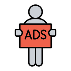 Advertising icon