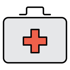 Obraz premium First aid kit icon