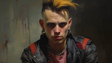 Young Punk Guy, Generative AI