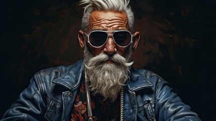 Old Punk Man, Generative AI