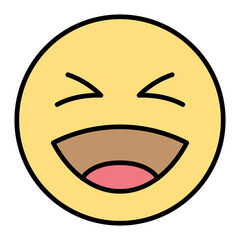 Laughing icon
