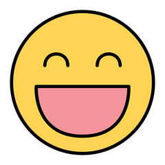 Laughing icon