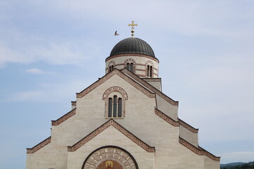 Church and sky