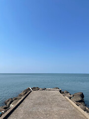 Fototapeta premium pier in the sea