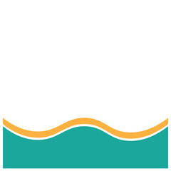 Wavy Business Footer