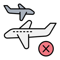Avoid travelling icon