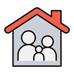 Stay home icon