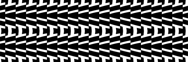 White background with black pattern. Seamless texture for fashion, textile design,  on wall paper, wrapping paper, fabrics and home decor. Simple repeat pattern.