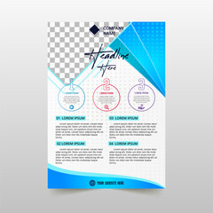 Elegant Vector Curved Minimal Flyer Template