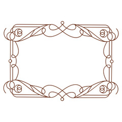 Vintage label ornament