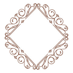 Vintage label ornament