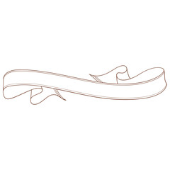Vintage ribbon banner
