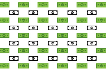 Abstract Australian Dollar Banknote Pattern Background