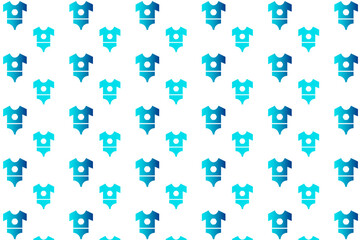 Abstract Baby Wear Pattern Background