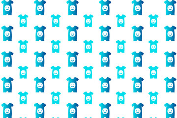 Abstract Baby Romper Pattern Background