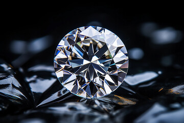 Diamonds are valuable, expensive and rare. For making jewelry - obrazy, fototapety, plakaty