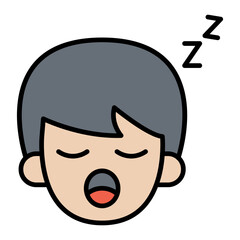 Sleeping icon