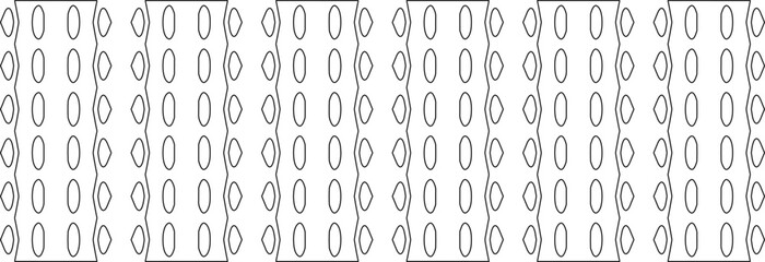  Stylish texture with figures from lines.Abstract geometric black and white pattern for web page, textures, card, poster, fabric, textile. Monochrome graphic repeating design. 