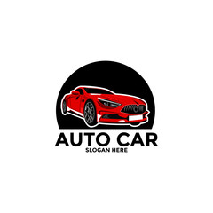 Car Premium Concept Logo Design, automotive garage logo vector template