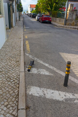 bike path, road, safety, road safety, broken barrier