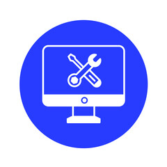 Screwdriver Vector icon which can easily modify or edit  

