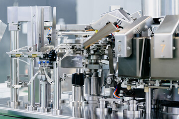 machine wotking in factory