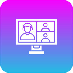 Video Conference Icon