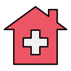 Obraz premium Hospital icon