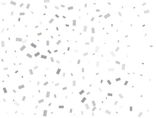 Modern Light silver Rectangular glitter confetti background. Confetti celebration, Falling Silver abstract decoration for party, birthday celebrate, anniversary or event, festive.  Vector 