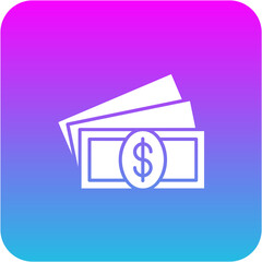 Fototapeta premium Cash Money Icon
