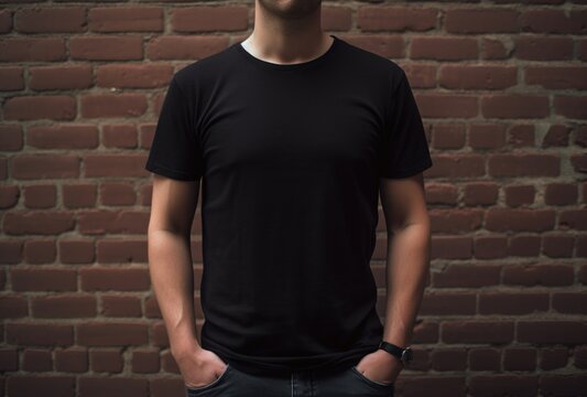 man in a t-shirt