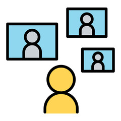 Video conference icon