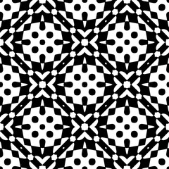 White background with black pattern. Seamless texture for fashion, textile design,  on wall paper, wrapping paper, fabrics and home decor. Simple repeat pattern.