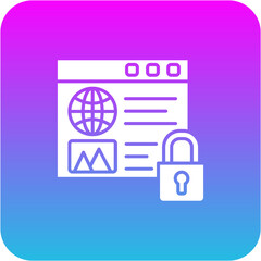 Web Security Icon