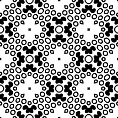 White background with black pattern. Seamless texture for fashion, textile design,  on wall paper, wrapping paper, fabrics and home decor. Simple repeat pattern.